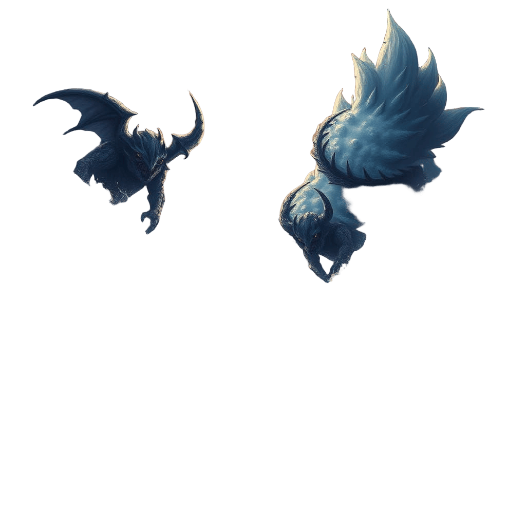 Epic Fantasy Battle Unfolds on Fantastical Background