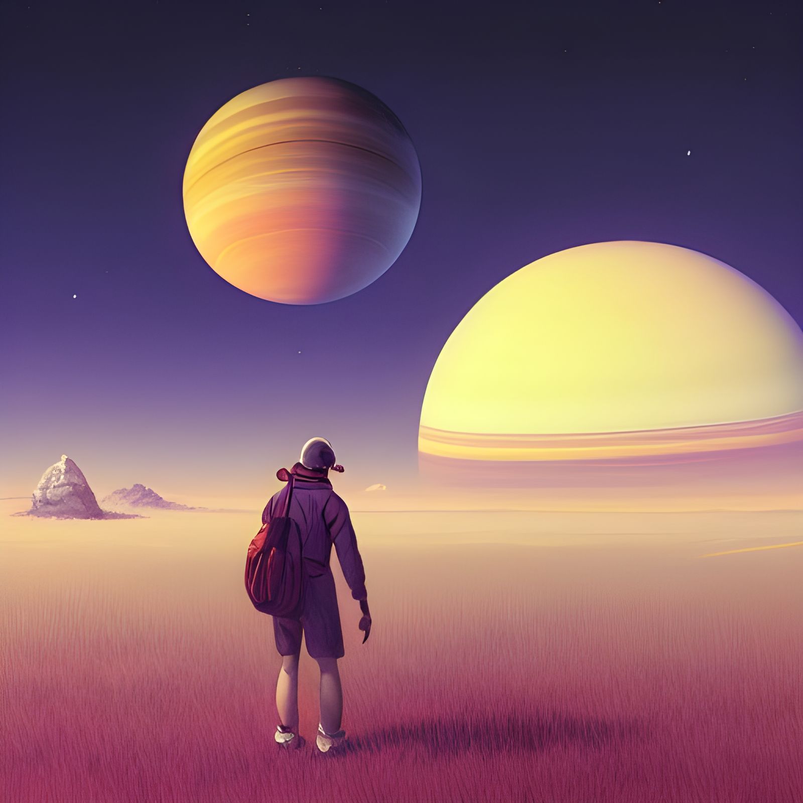 Saturn: A Photorealistic Digital Illustration