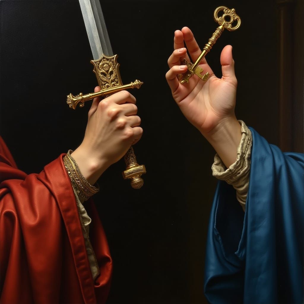 Sword of Saint Paul and Keys of Saint Peter