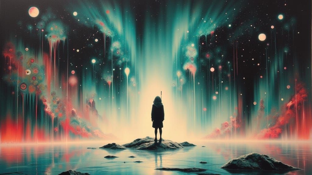 Surreal Existential Crisis in a Dreamlike Liminal Realm