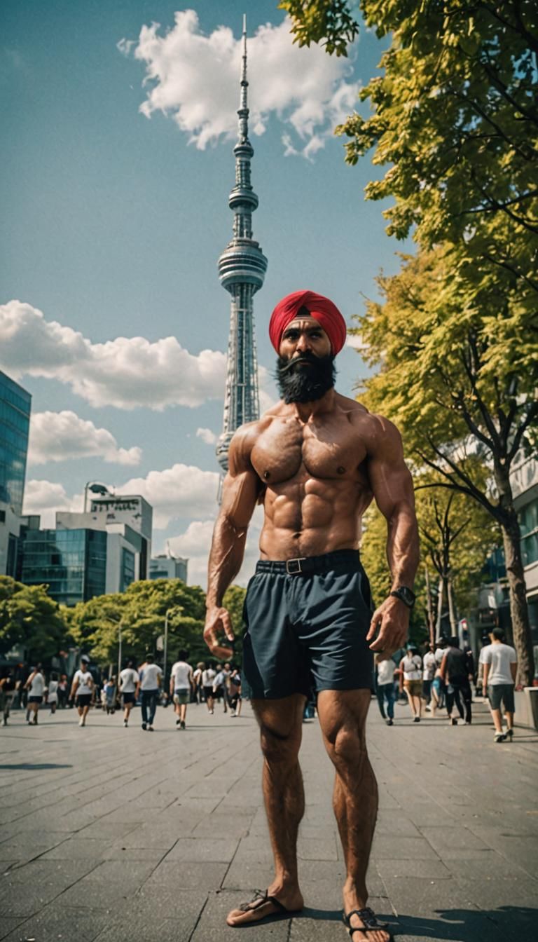 Sikh traveller in Tokyo