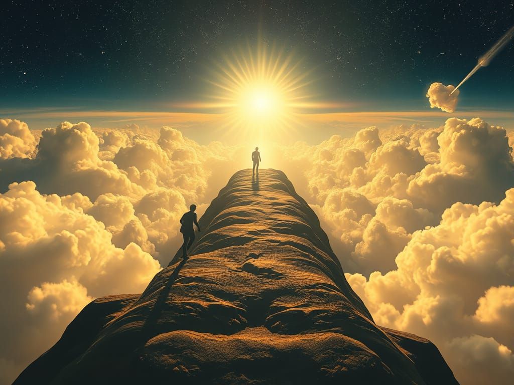 The Ascencion of Grumpy Stick-Figure Guy via Solarcubic Antigravity Biosphere