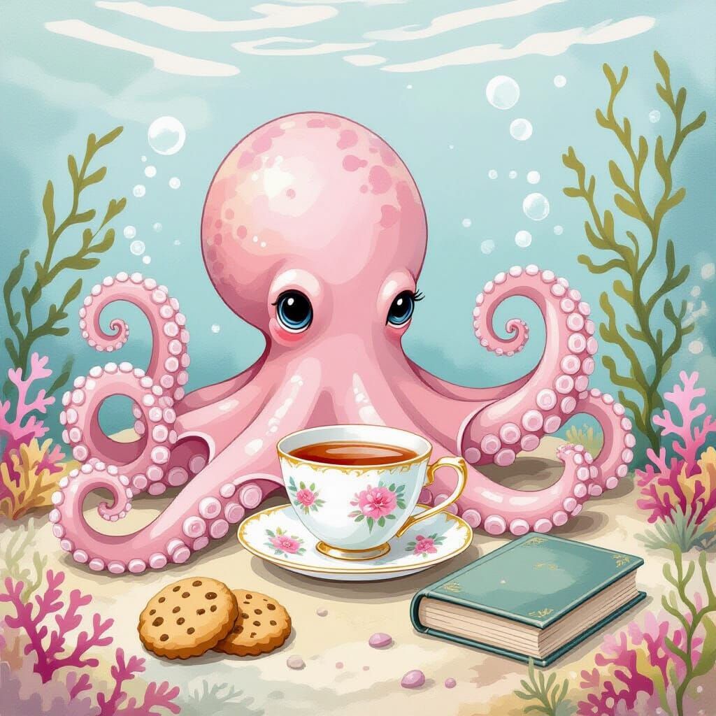 Octopus Tea Time