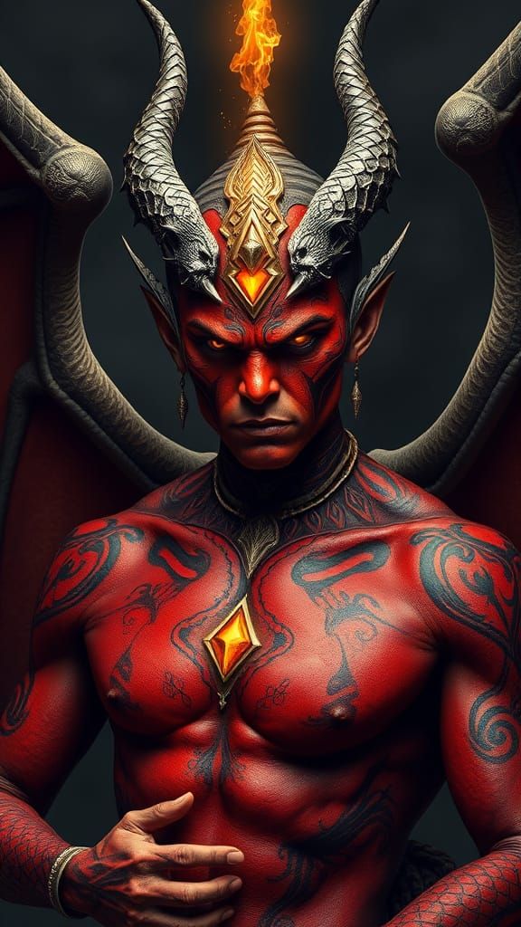 Majestic Dragon Warrior Goddess in Radiant Armor