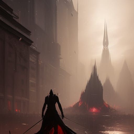 Dark Fantasy Villain Origin Story Concept Art