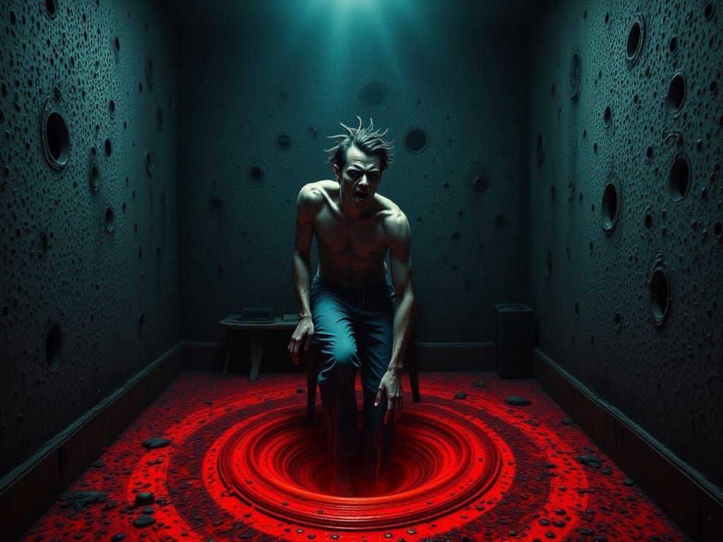 Trypophobia Nightmare: Man Trapped in Honeycomb Horror