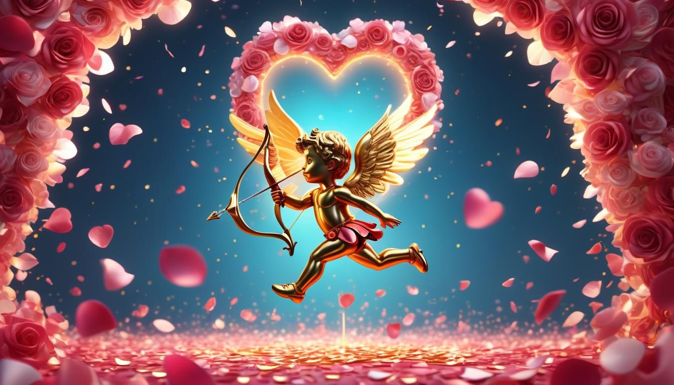 Cupid's Love Arrow: A Pixar-Style 3D Animation