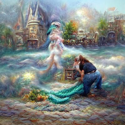 Mermaid's Call: A Sailor Drawn to the Ocean