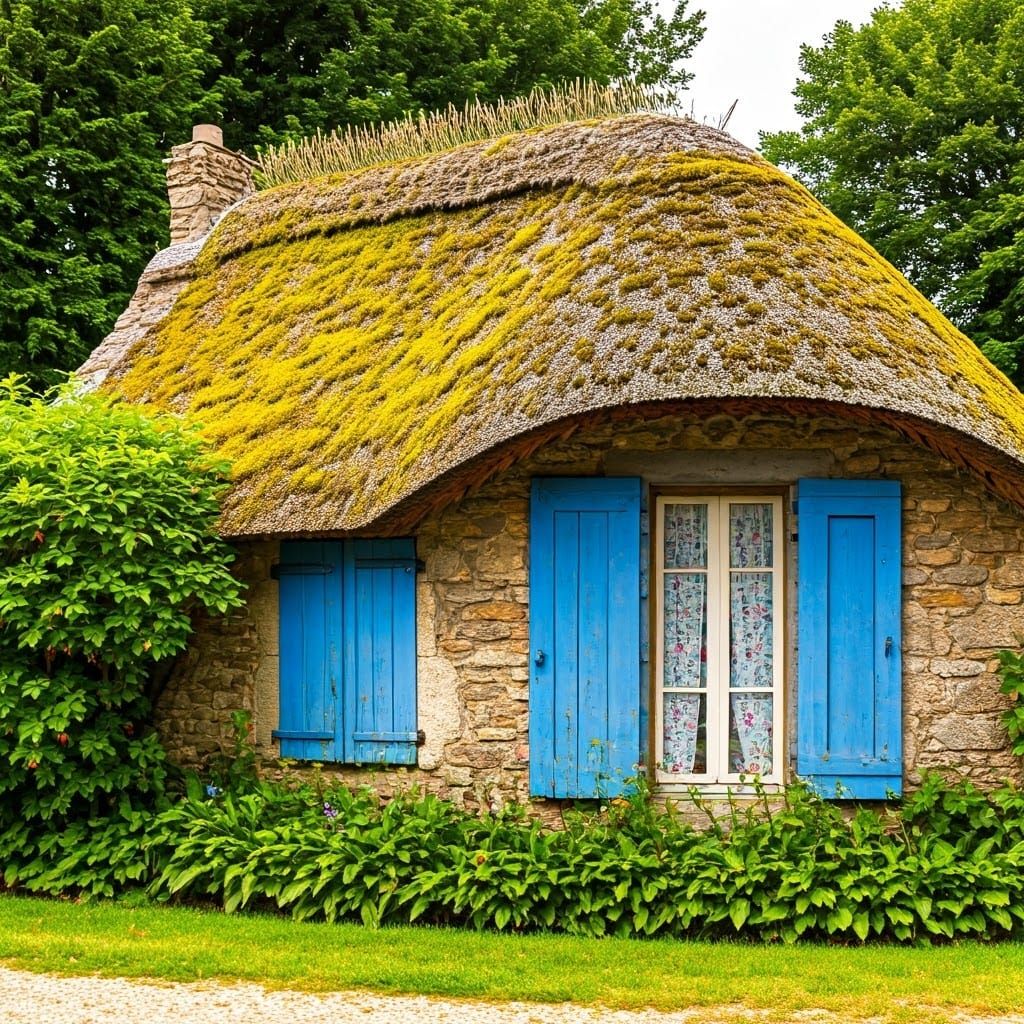 Charming Thatched House in Brittany, France