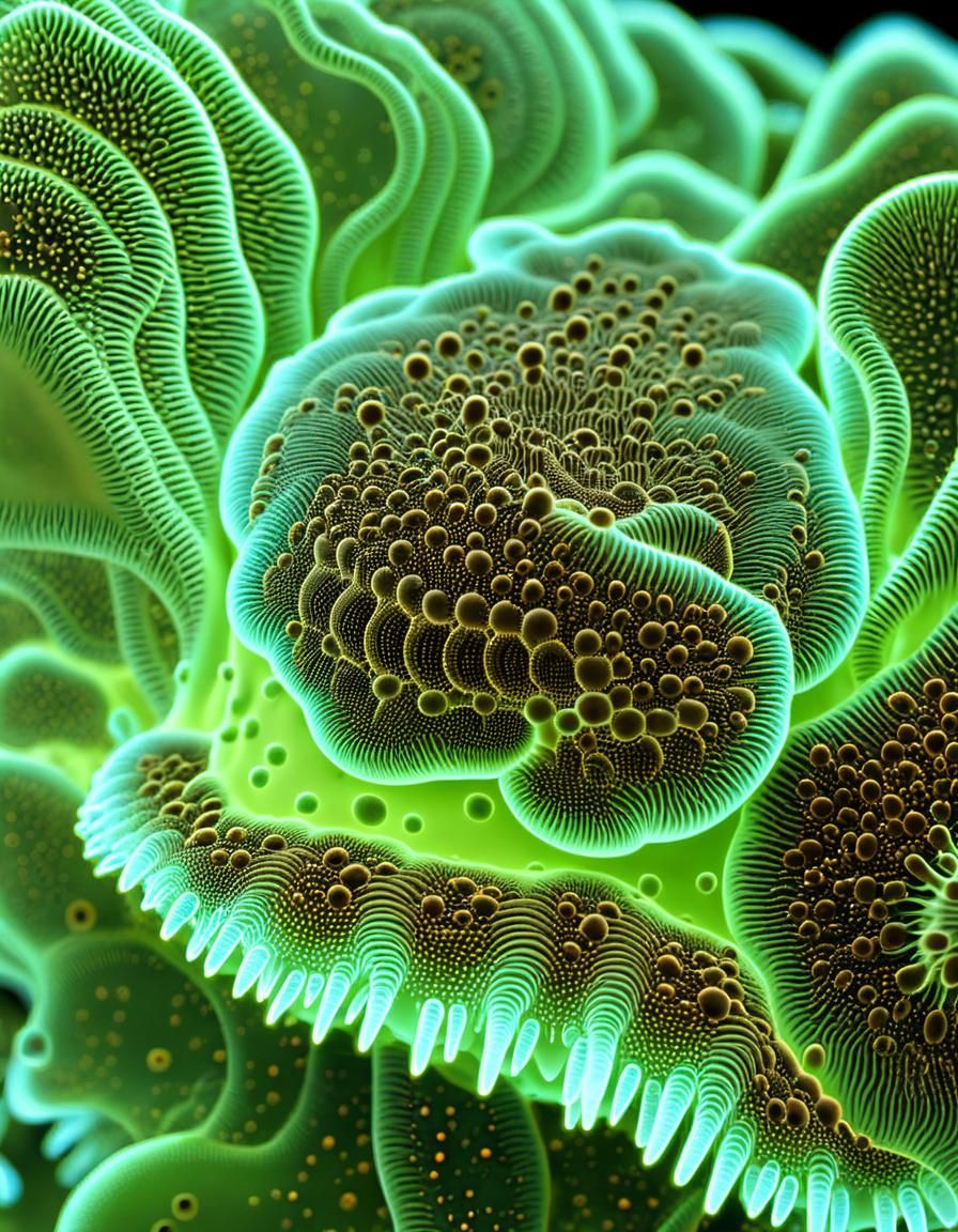 Microscopic Amoeba Bacteria