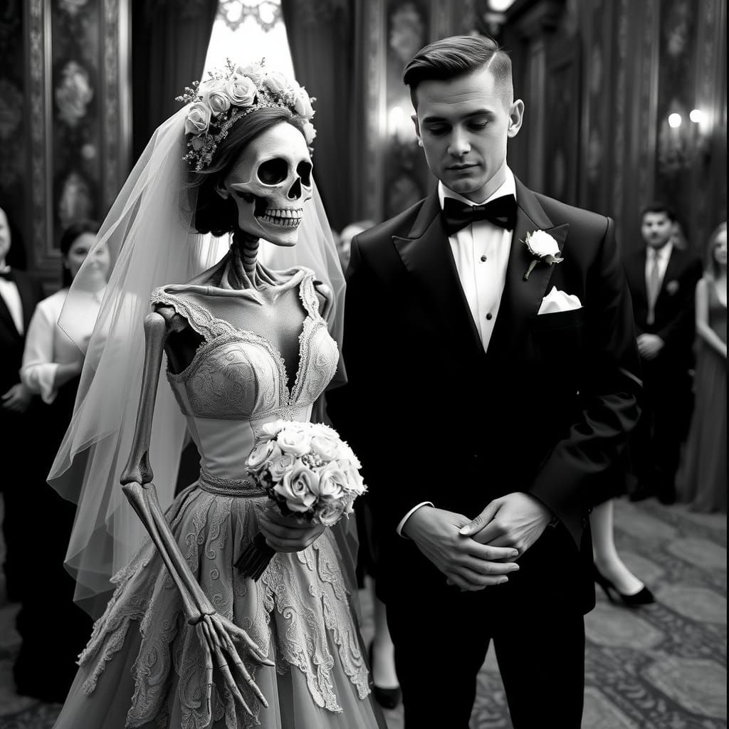 Undead Bride in Old-Fashioned Matrimony Ceremony