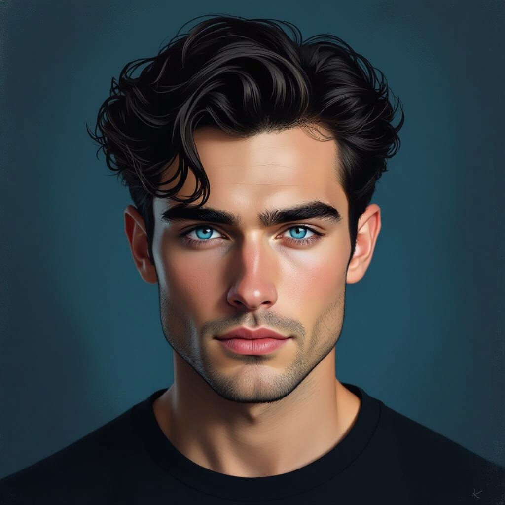 Deaglan: Hyperrealistic Digital Portrait with Intense Detail