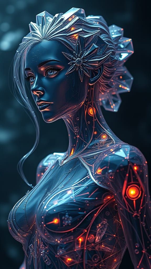 Glass Woman: Epic Cinematic Digital Matte Painting