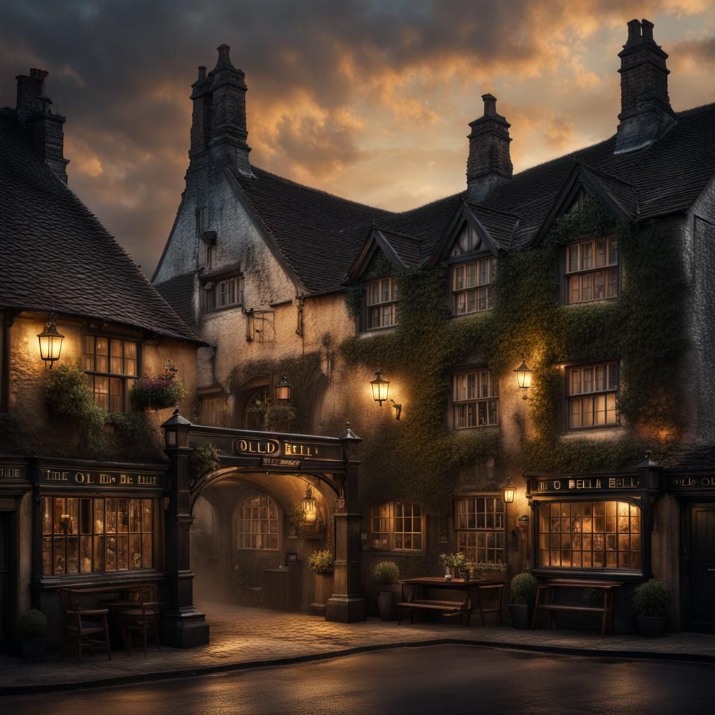 The Old Bell Coaching Inn: Digital Matte Painting