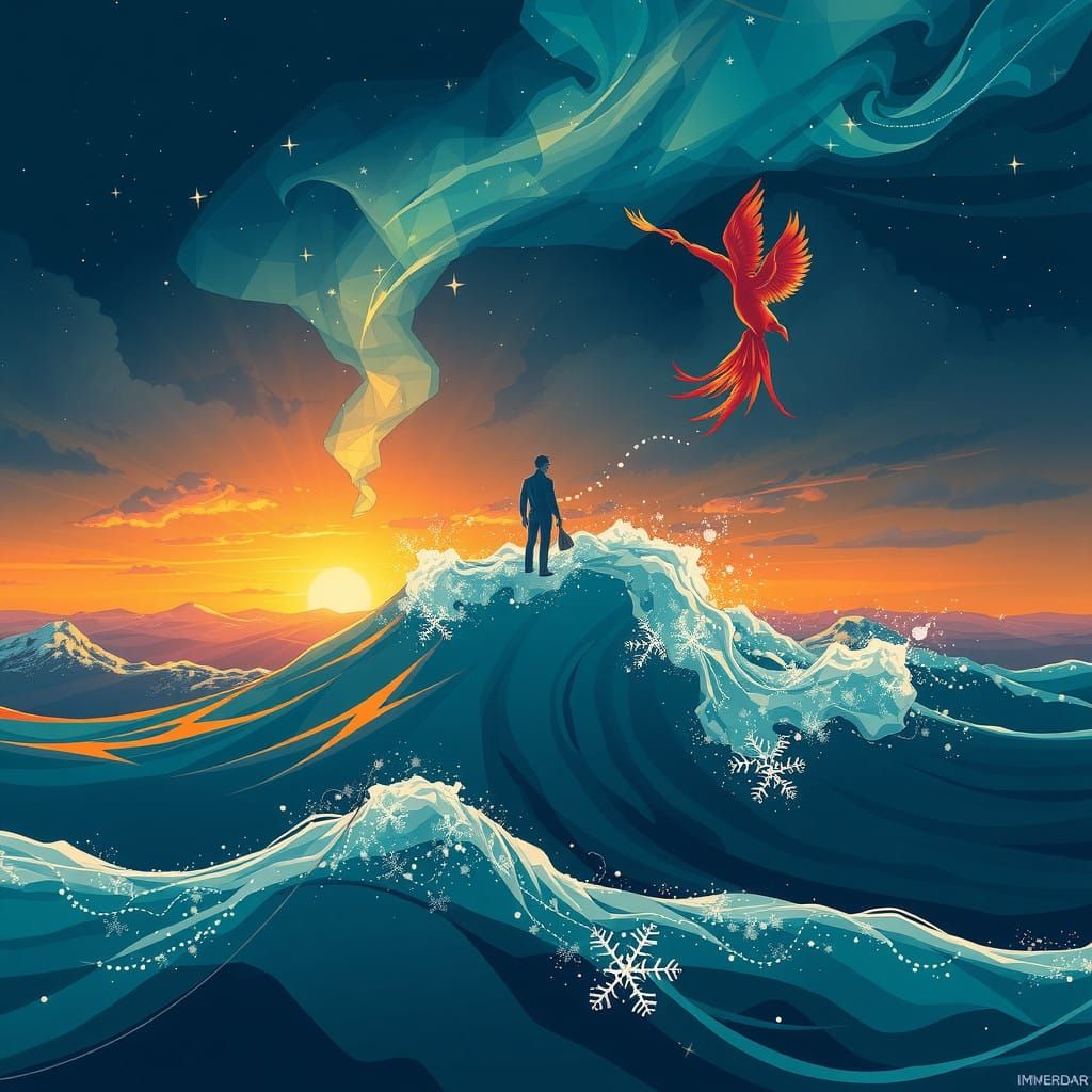 Epic Moment of Resilience and Transformation in a Cosmic Lan...