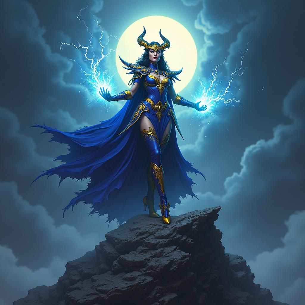 Sorceress of the Dark Realm: Fantasy Concept Art