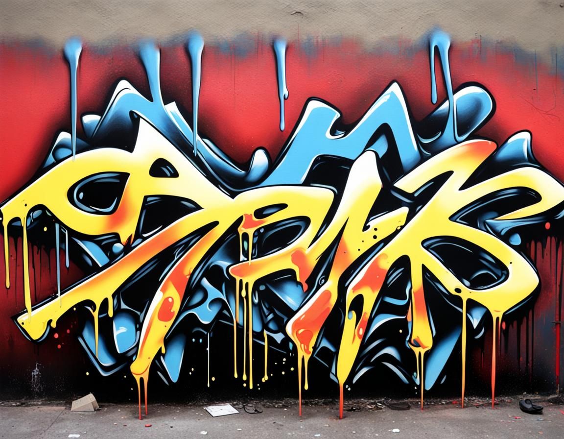 Hyperrealistic Spray Paint Graffiti Art
