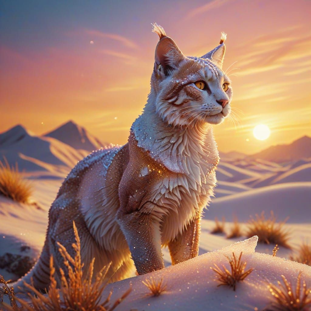 A cat in The Sands Behind the Stars