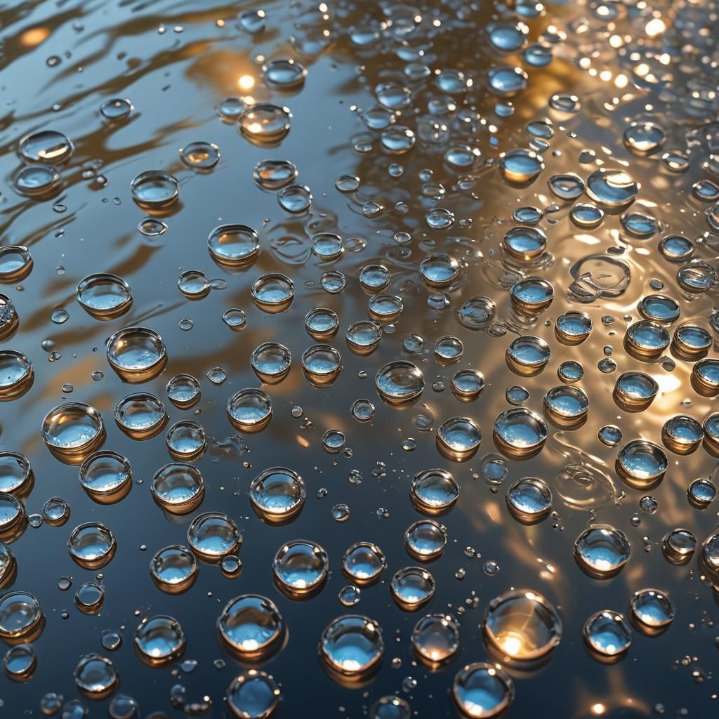 Glistening Light on Crystal Water: Hyper-Realistic Digital A...