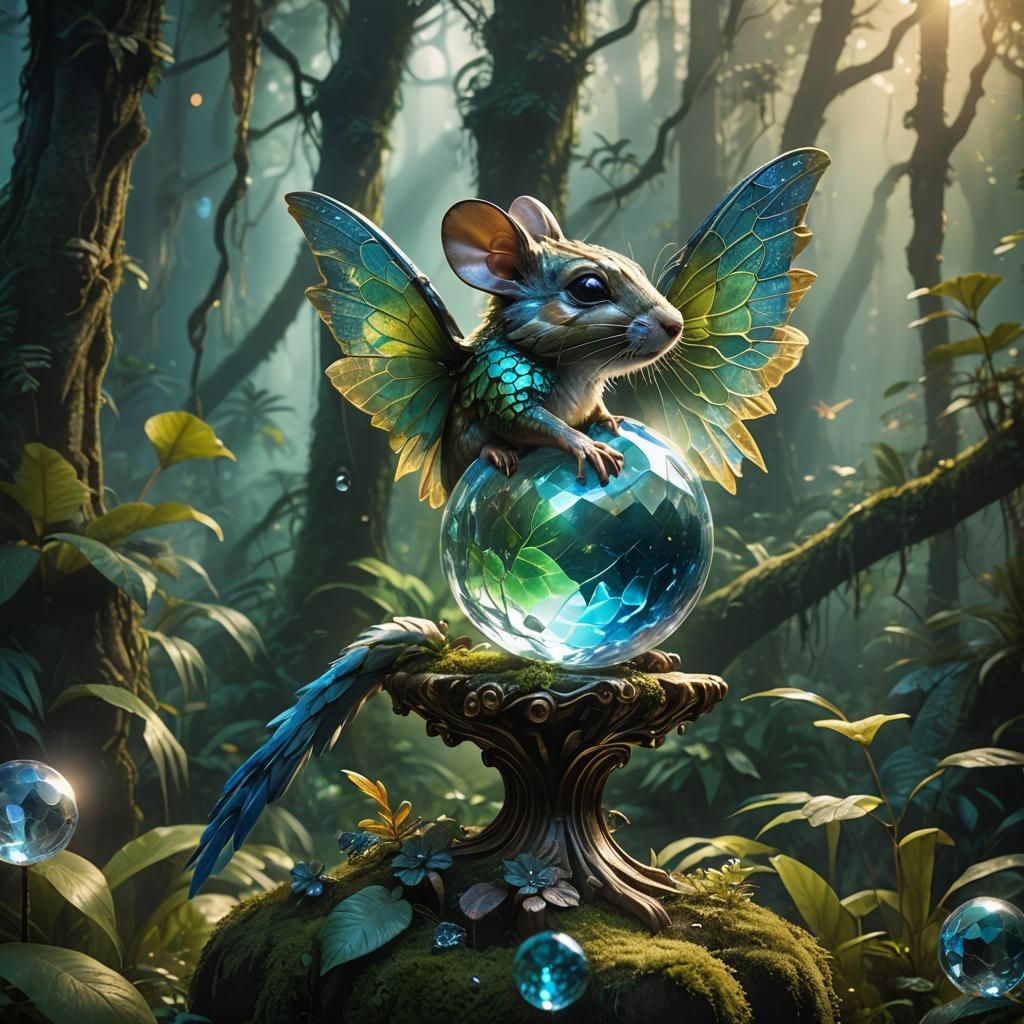 Enchanted Rainforest Pez in Magical Realism