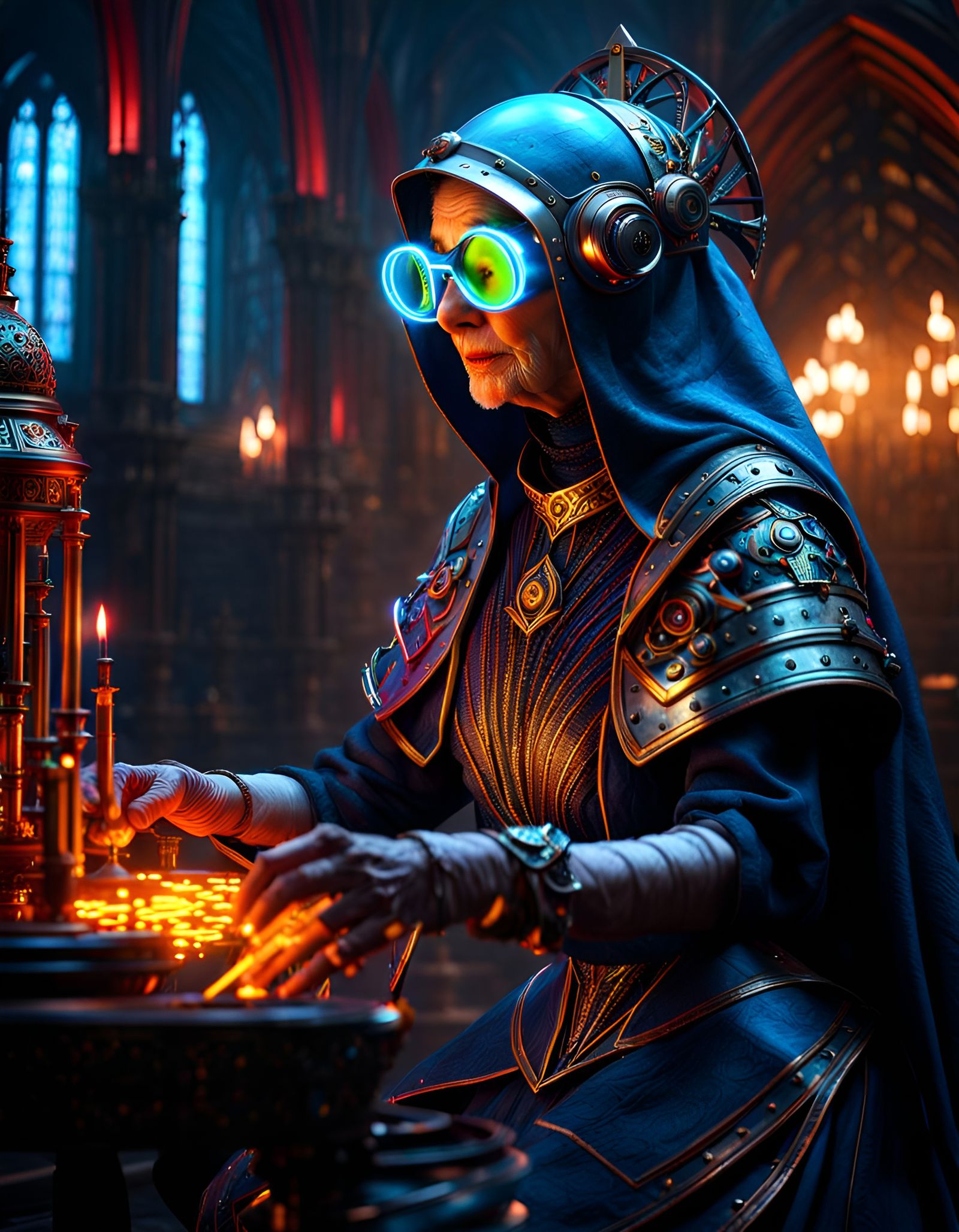 Medieval Sci-fi Fusion