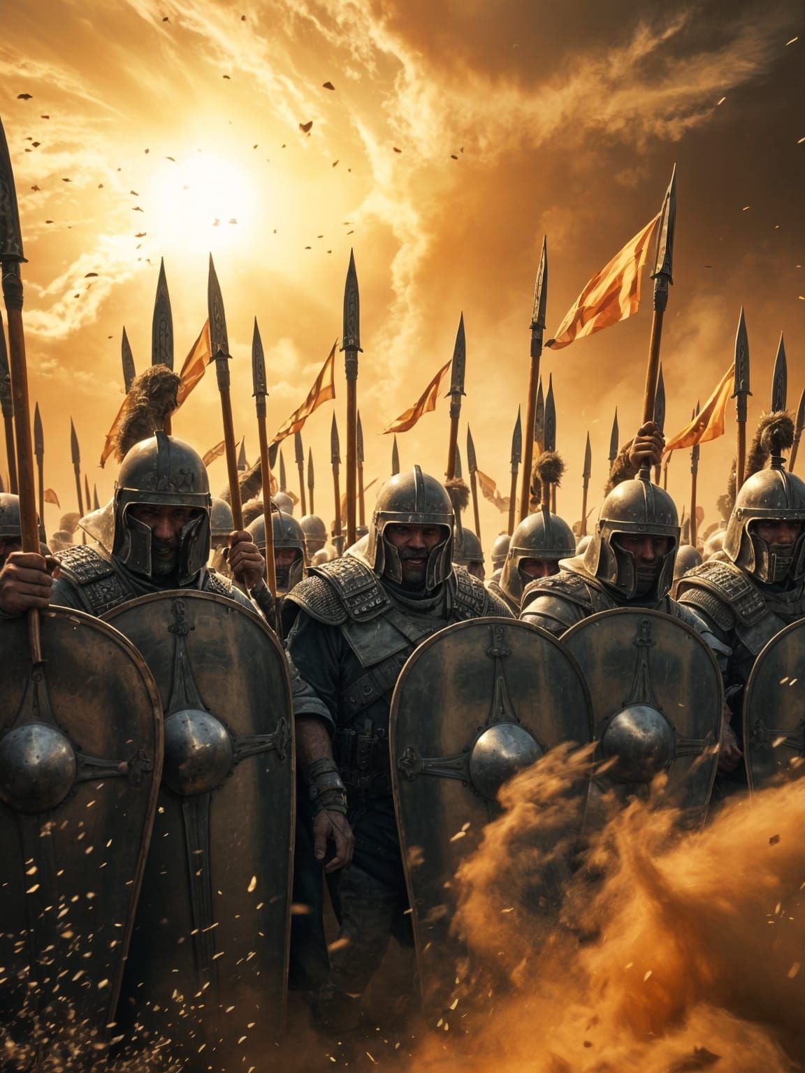 Phalanx Formation Faces Sandstorm Onslaught