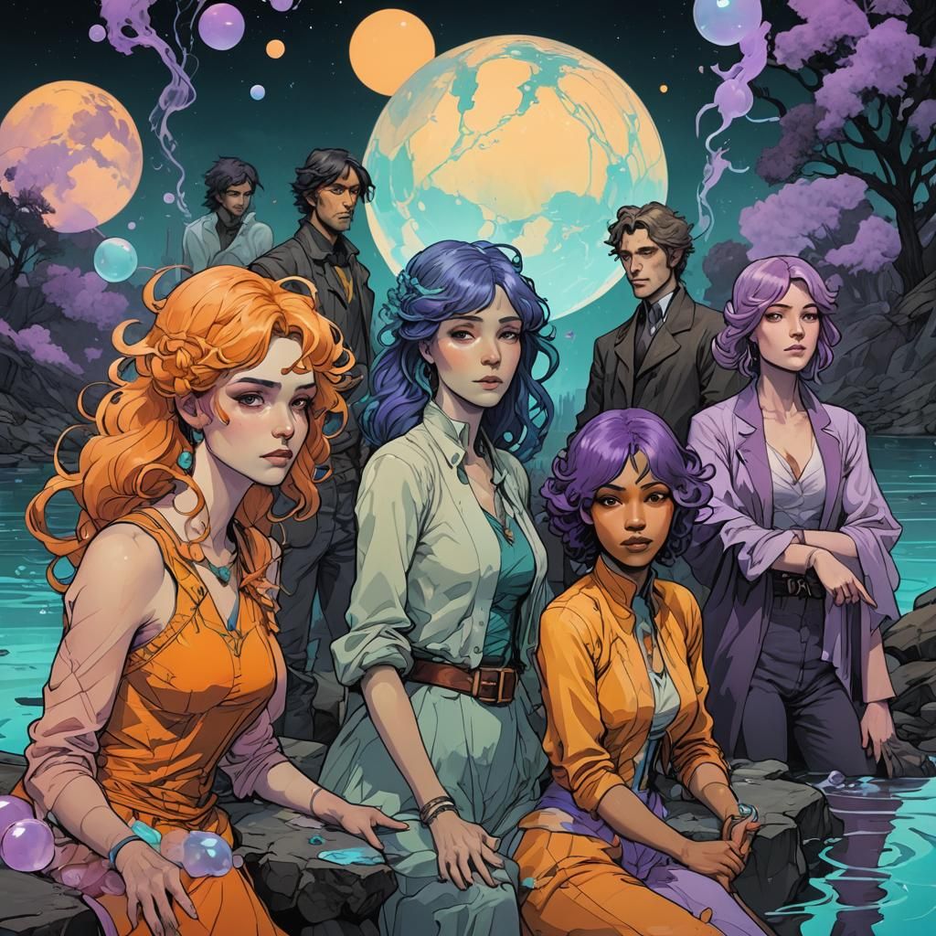 Friends' Night Out: A Mixed-Media Mashup