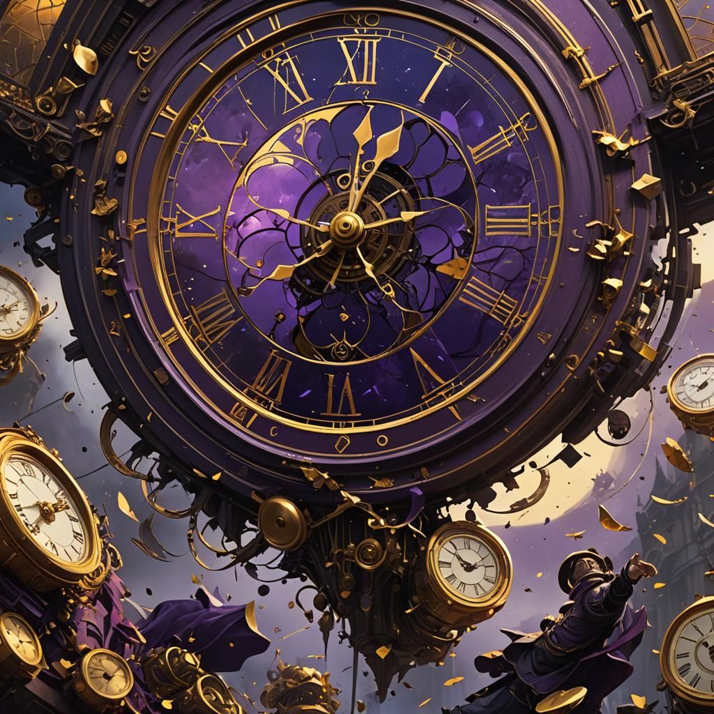 Broken Clocks Falling: Dark Fantasy Concept Art