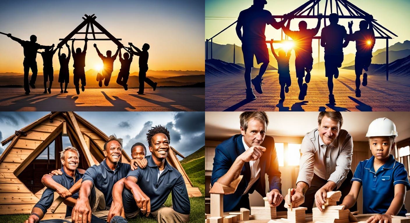 Teamwork Builds a House: Collaborative Construction