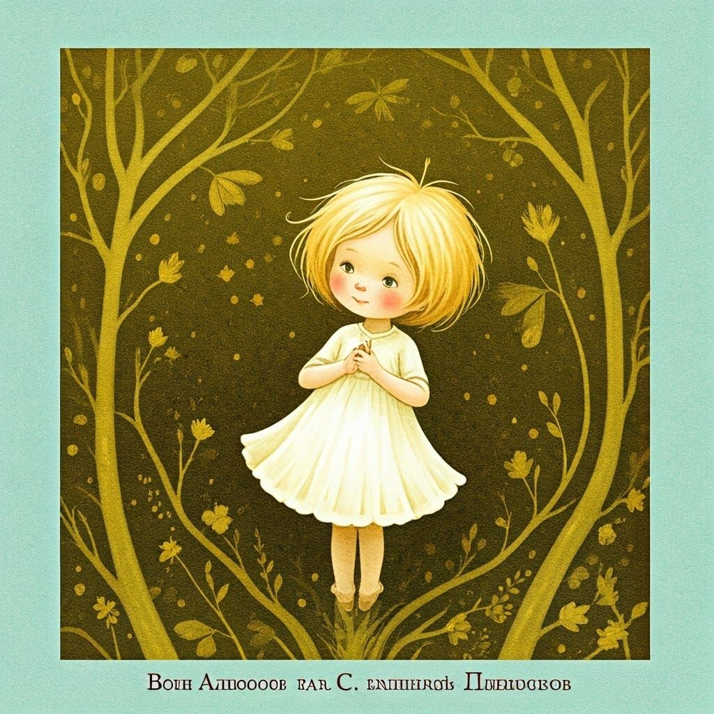 illustration - Boris Diodorov for H.C. Andersen's fairy tale Thumbelina