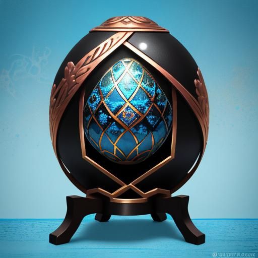 Faberge Egg in Graffiti Art Style