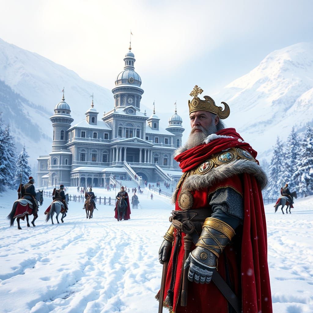 Surreal Himalayan Winter Kingdom in Snowy Splendor