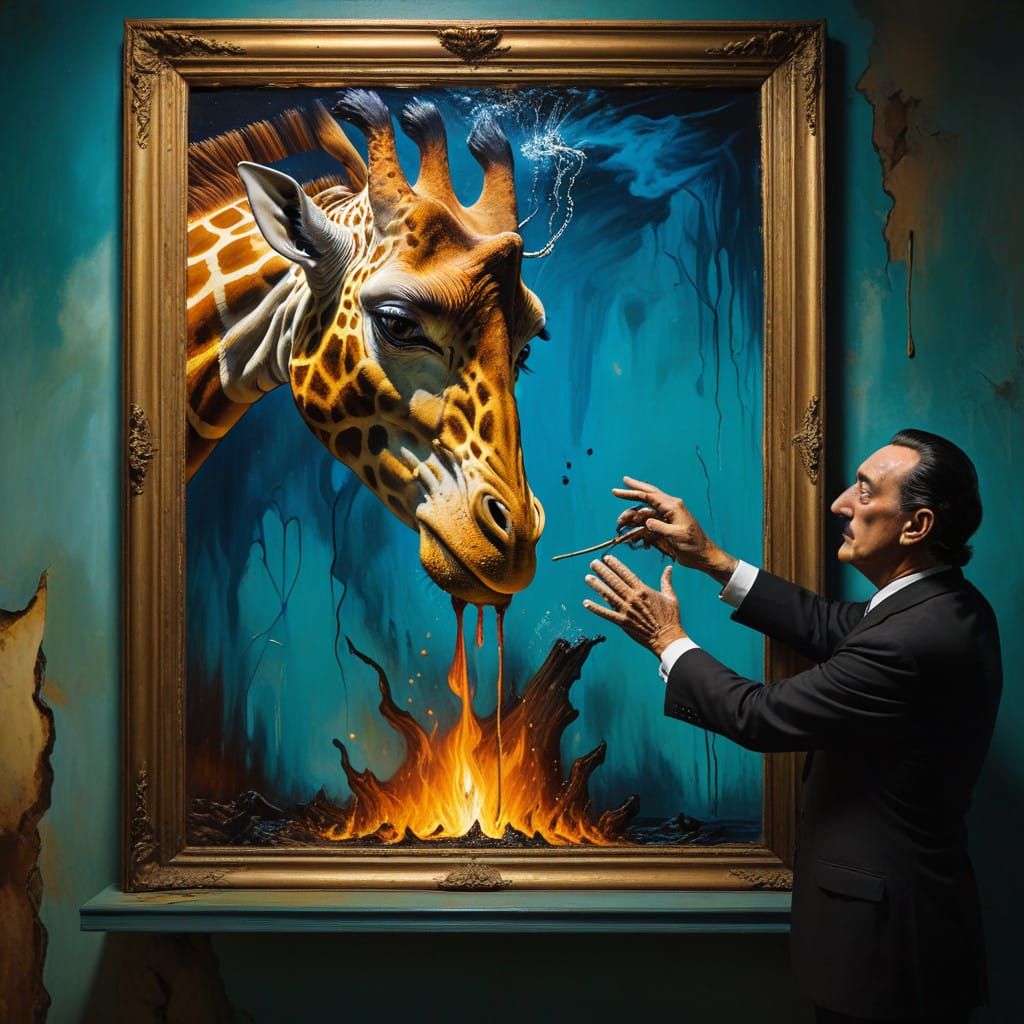 Surrealist Master Trapped in Timeless Art