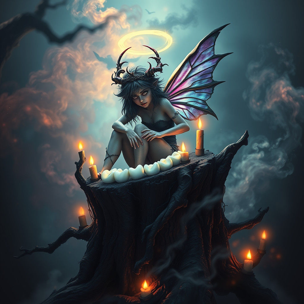 Corrupted Tooth Fairy in Mystical Realm