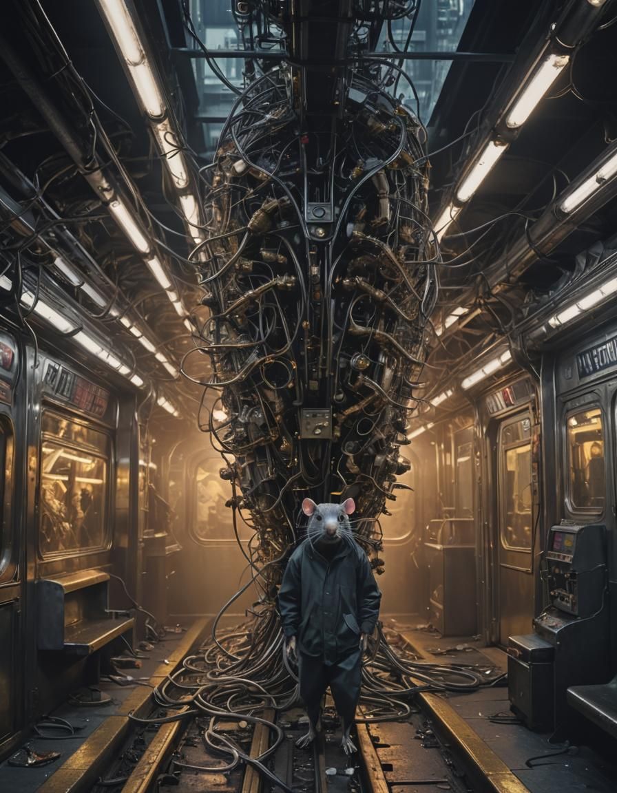 Rat Takeover in New York City Subway 🐀