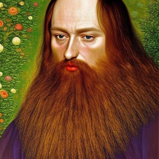 Hyperrealistic Color Portrait in Oil Painting Style