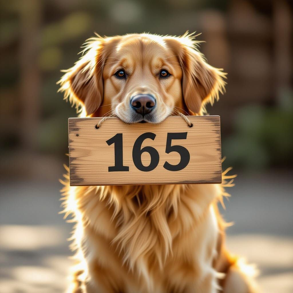 Golden Retriever Holds