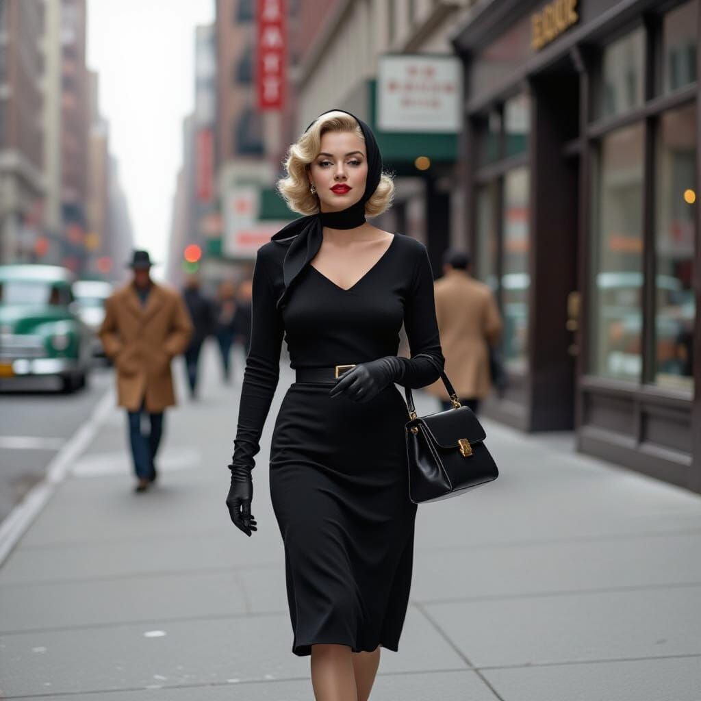 Marilyn Monroe's Private Walk Through 1950s New York