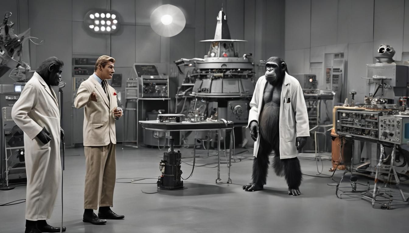 Retro Sci-Fi Film Set: Planet of the Apes Homage