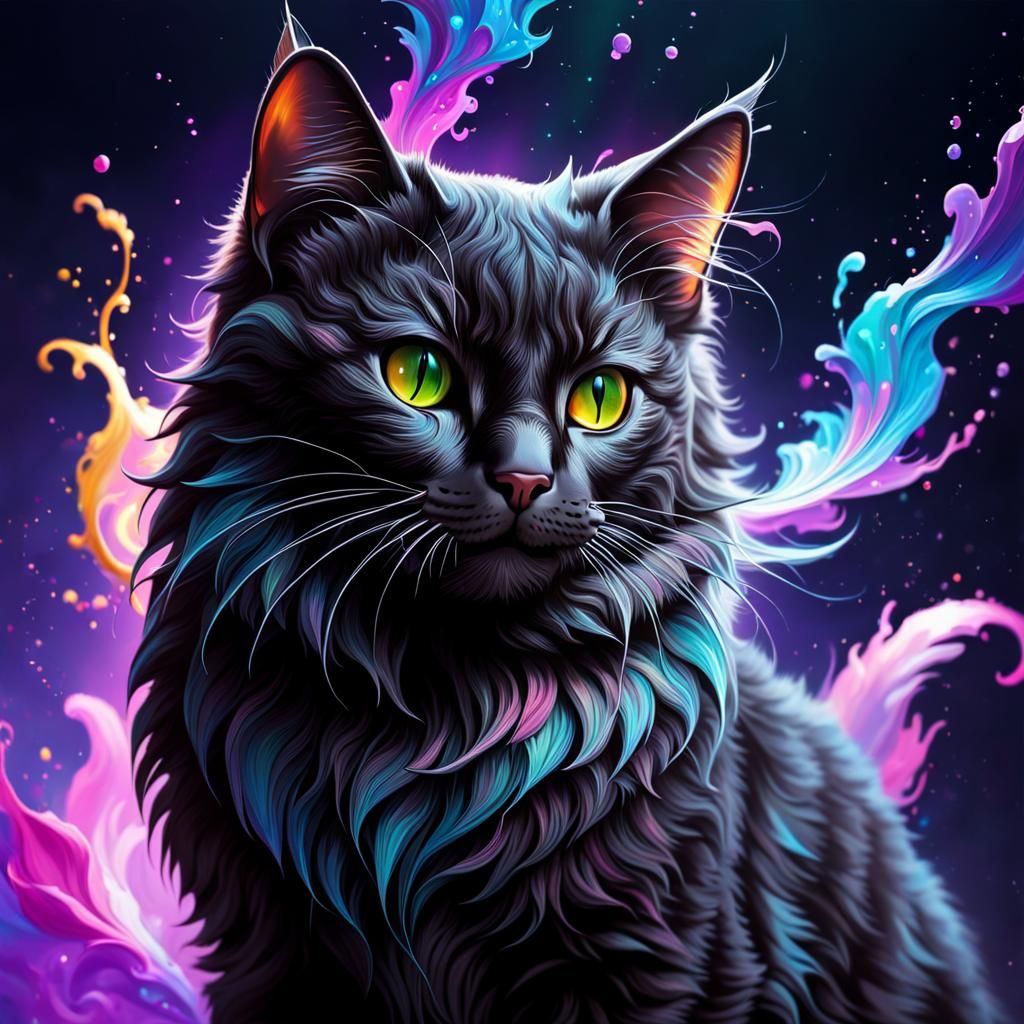 Cat-ptivating...🎨🐱