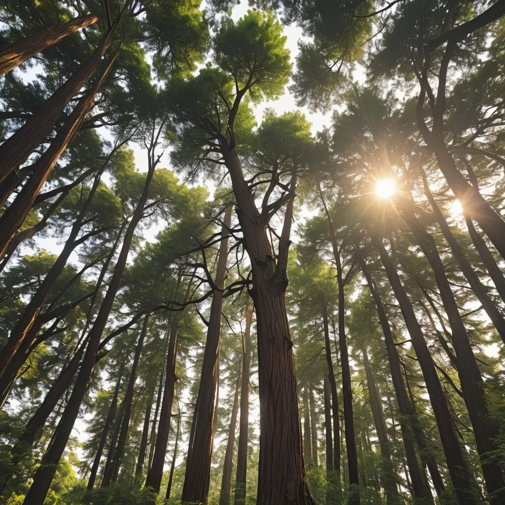Redwood Seedlings Grow in Detailed Matte Painting