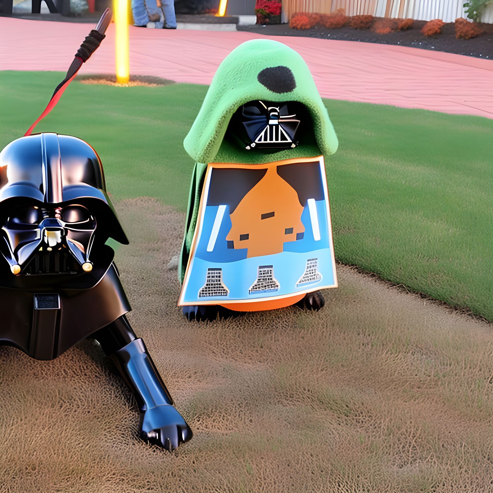 Star Wars Dog in Sci-Fi Style