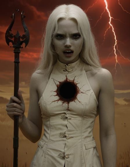 Towa Demands Power: Realistic Anime Portrait in 4K