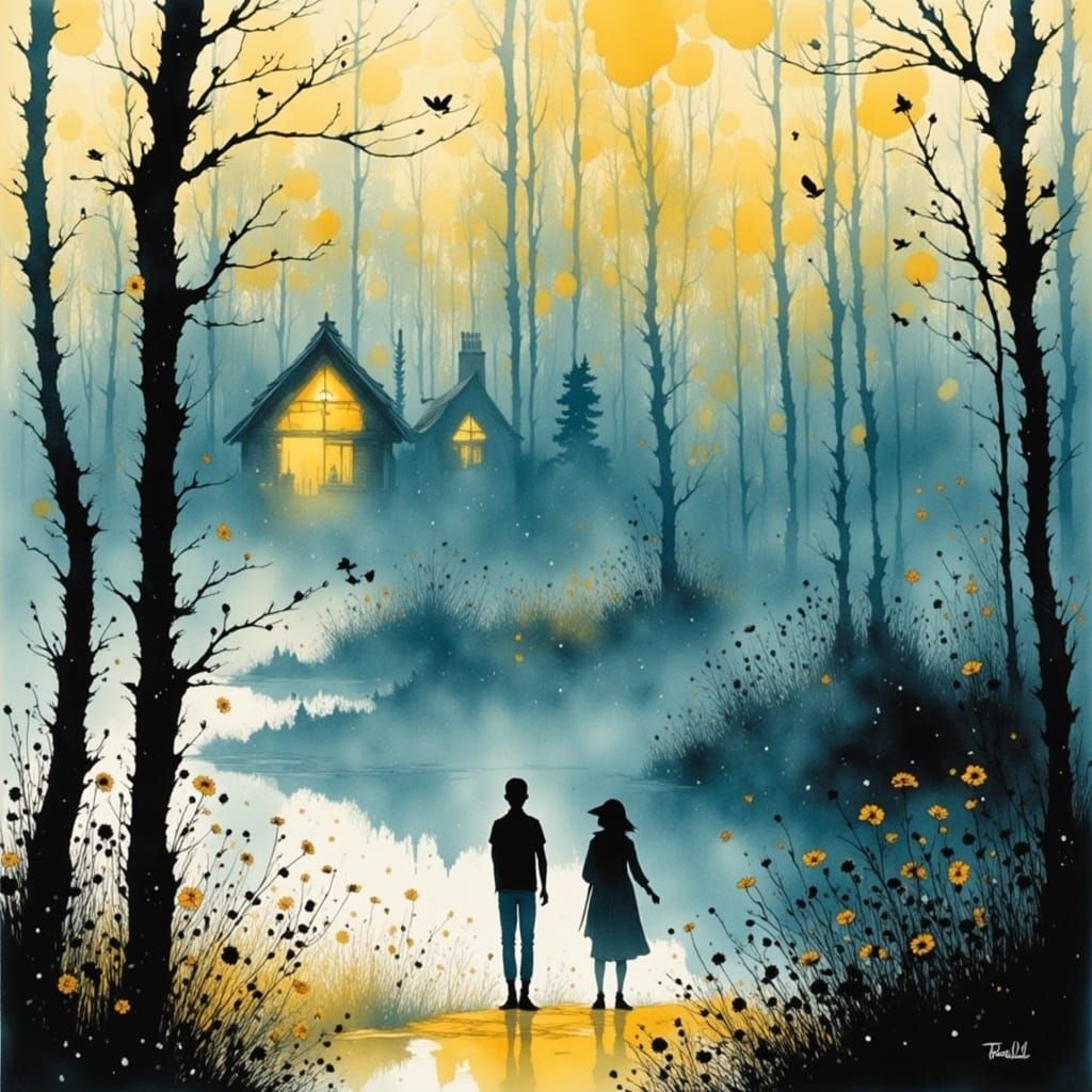 Luminous Landscape in a Dreamlike World