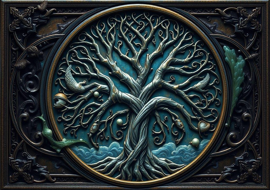 Celtic Knot Tree of Life: Hyper-Realistic Fantasy Art