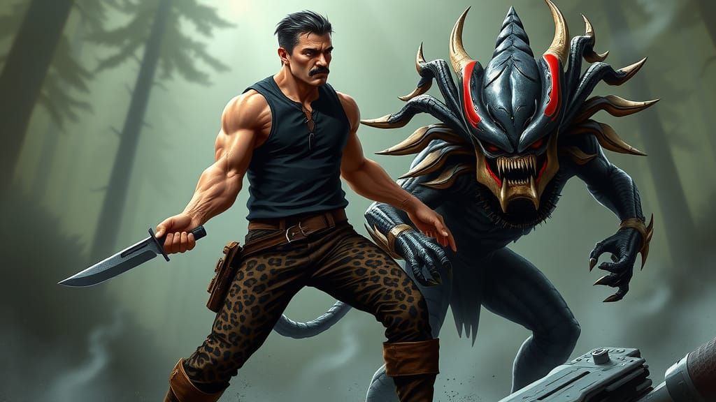 Kraven the Hunter versus an Apex Predator