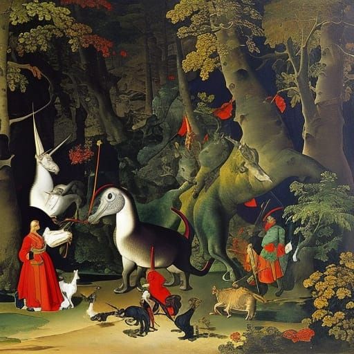 Mouse in Magical Forest Scares Mythical Creatures