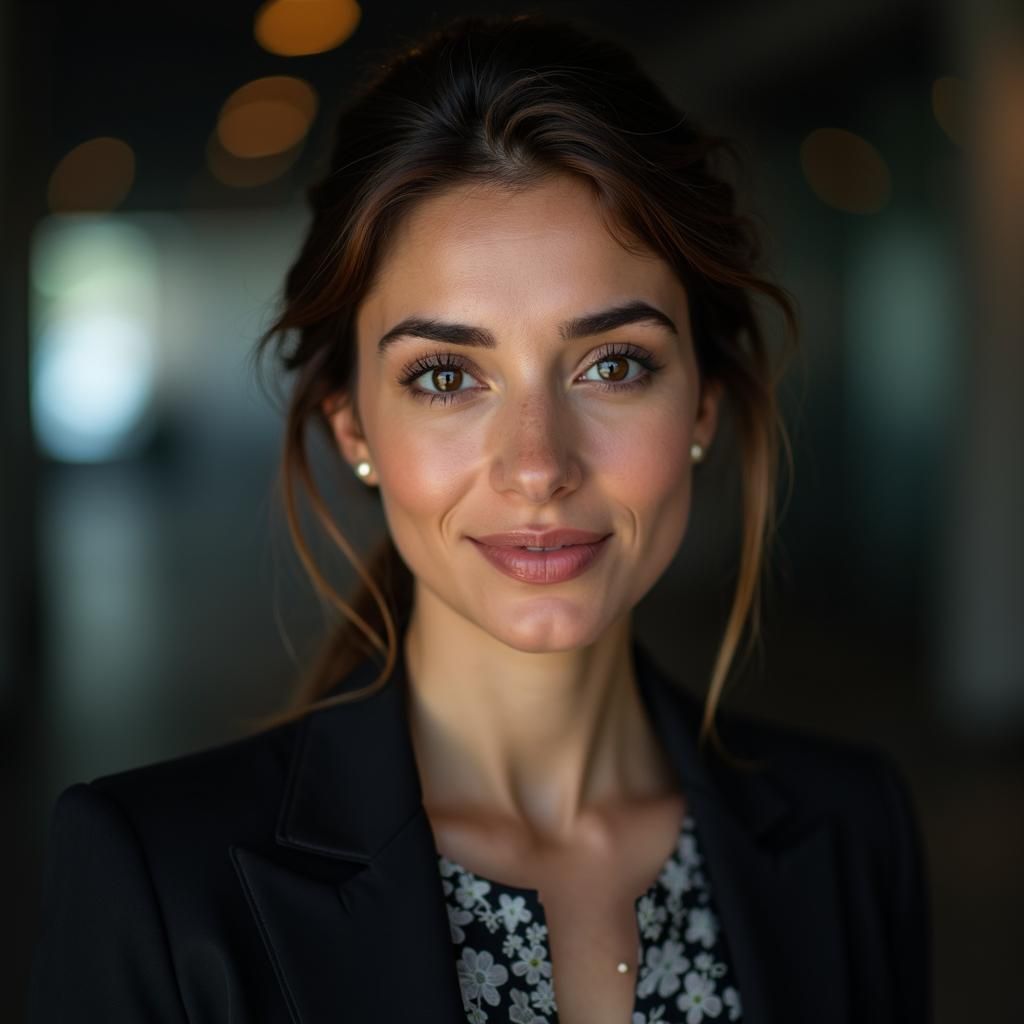 Professional Portrait of Young Arabic Woman