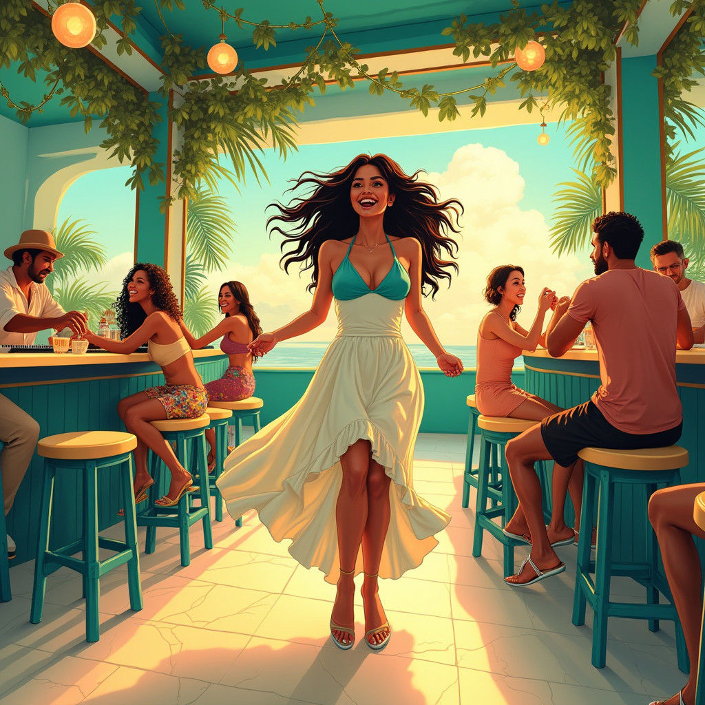 Dancing at Oasis: A Reggae-Infused Taco Bar