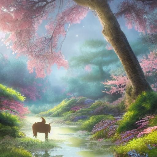 Heroic Centaurs in Forest Clearing: 3D Anime Art
